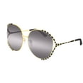 thumbnail image 6 of Gucci Grey Round Ladies Sunglasses GG0595S 005 64, 6 of 6