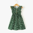 thumbnail image 4 of PatPat Family Matching Outfits Mommy and Me Dress Allover Polka Dots Dark Green Ruffle Trim Tank Dress for Mom and Me Mother's Day Clothes for Mom, 4 of 9