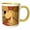 Yellow/White, variant on 3drose, Funny Yellow Labrador Retriever Art, 11oz Two-tone Yellow Mug