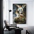thumbnail image 3 of Guardian Angel Vintage Gifts Canvas Painting Poster Wall Art Decorative Picture Prints Modern Decor 16x24inch(40x60cm), 3 of 6