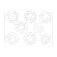 thumbnail image 2 of MakerAid® Floral Rounders Easy Trace Reusable Pattern, 2 of 3
