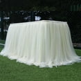thumbnail image 3 of Multi Colors Table Skirt Tutu Tulle Fabric For Wedding Party Table Decoration Textile, 3 of 6