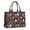 Colorful Halloween Icons-2, variant on Large Capacity Tote Bag,Colorful Halloween Icons Pattern Handbag Fashion Luxury Tote Bag,15.7"x13"x 5.1" Inches,Laptop Compatible