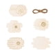 thumbnail image 4 of 30x flores de madera para pintar centros de mesa, recuerdos de fiesta portátiles, flores de madera ligeras DIY, decoración del hogar para mesa de boda, 4 of 9