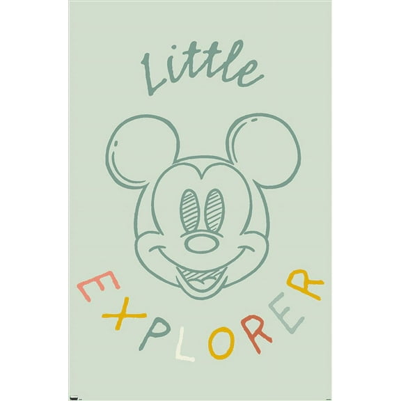Disney Mickey Mouse - Little Explorer Wall Poster, 22.375" x 34"