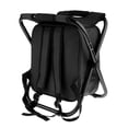 thumbnail image 3 of Silla de la mochila que acampa Baoblaze Plegable de Viaje negro, 3 of 8