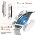 thumbnail image 2 of XIHAMA 3 Pack Bling Case for Samsung Galaxy Watch 7 Screen Protector 40mm 44mm for Women,Hard PC Glitter Crystal Diamond Cover Full Protection Protective Bumper for Samsung Galaxy Watch 7 Case 40 44 m, 2 of 7