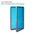 thumbnail image 1 of Aluminum Alloy Graded Cards Protector Case For PSA/CGC Slab, UV & Scratch Resistant Trading Card Magnetic Display Holder Box Blue-Purple-For PSA, 1 of 6