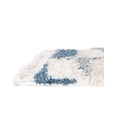 thumbnail image 6 of Unique Loom Hygge Shag Collection Area Rug - Balanced (8' Square Blue/Ivory), 6 of 7
