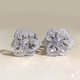 thumbnail image 2 of Pendientes Europeos y de Moda para Mujer Ligeros Elegantes Pendientes Flor de Circonita para Mujer Exquisitos Pendientes de Cobre, 2 of 8