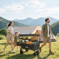 thumbnail image 2 of Outsunny Chariot Pliant de 80 L avec Roues, Chariot Pliable Robuste, 2 of 10