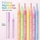 thumbnail image 4 of ExquisiteNail Art Pens, Nail Polish Pen 3D Nail Art Tools for Nail Varnish Pens, 7 Fluorescent Colors Drawing Painting Point Pen, Nail Varnish Pens fo, 4 of 5