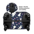 thumbnail image 4 of Balery Luggage Cover Rabbit And Flower Print Suitcase Covers for Luggage Elastic Washable Suitcase Protector Fits 18-32 Inch Luggage-Medium, 4 of 9