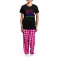 thumbnail image 4 of CafePress - Bossy T Women's Dark Pajamas - Women's Short Sleeve Print T-Shirt and Pants Dark Cotton Pajama Set, 4 of 7