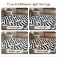 thumbnail image 7 of ODIKA 8'x10' Washable Area Rug Entryway Interlocking Geometric Banded Monochrome Bathroom Front for King Size Bedroom Under Bed, Master Suite, Non-Shedding, Easy Care, 7 of 7