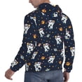 thumbnail image 6 of Fotbe Men's Hoodie with Panda Astronaut Pattern - Kangaroo Pocket Pullover Hooded Sweatshirt, Perfect for Daily Wear, Travel, and Home-Medium, 6 of 7