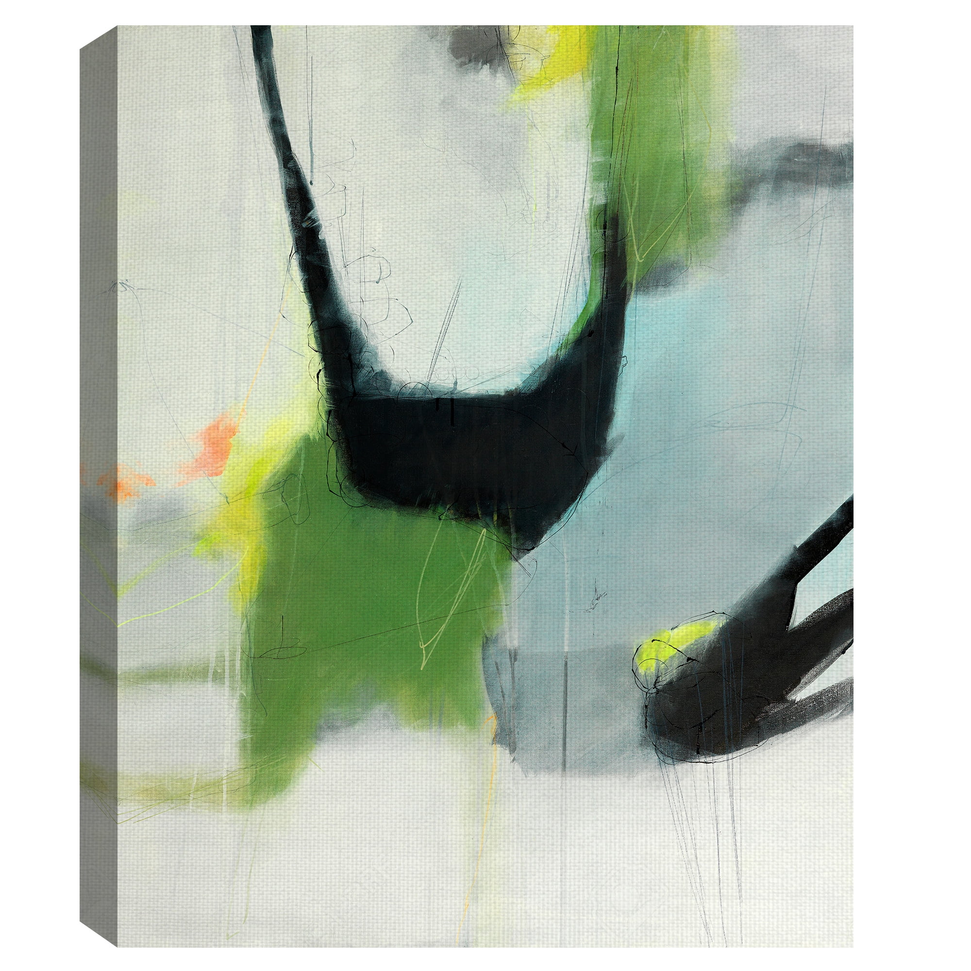 Masterpiece Art Gallery On The Edge Abstract By Sidsel Brix Canvas Art Print 22" x 28"