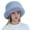 Blue, variant on Audhol Bucket Hats for Woman Women Fashion Solid Color Mink Hat Windproof Warm Dome Hat Casual Plush in Winter Winter Bucket Hats for Women Blue One Size