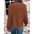 thumbnail image 4 of Utoimkio Women's Long Sleeve Tops 2025 Solid Color Shirt Drop Shoulder Boat Neck Tops Loose Fit Casual Blouses for Women, 4 of 9