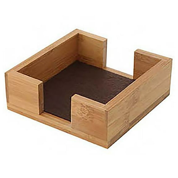 Thirstystone Bamboo Square Coaster Holder 5" x 5"