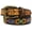 Turquoise Orange, variant on 27-28 Unisex 1.5" Western Floral Tooled Beaded Full-Grain Leather Belt 26RT23A