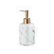 thumbnail image 1 of Dispensador de jabón cuadrado de cerámica con bomba for baño, gel de ducha, botella de prensa de 300 ml, 1 of 6