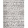 thumbnail image 2 of Hauteloom Nadie Living Room, Bedroom Area Rug - Traditional - Silver - 18" Sample, 2 of 13
