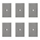 thumbnail image 1 of Placa Con 2 Apagadores De Escalera Y 1 Contacto Lucek FlatPack 6 plateado, 1 of 4