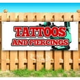 thumbnail image 1 of Tattoos and Piercings 13 oz Vinyl Banner With Metal Grommets, 1 of 4