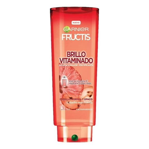 Acondicionador Garnier Fructis brillo vitaminado cabello normal a opaco 650 ml