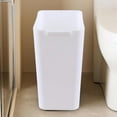 thumbnail image 4 of 4.5 Gallon Plastic Small Trash Can, Slim Garbage Cans, 3 Packs, White, 4 of 14