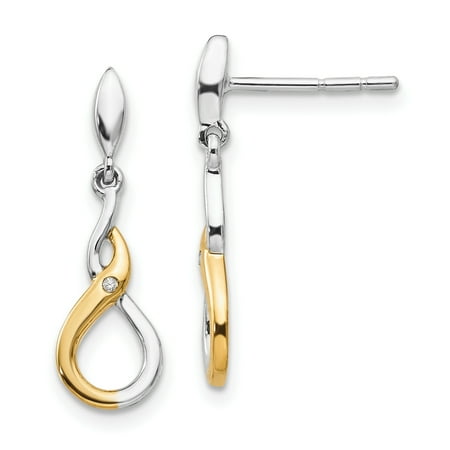 Lex Lu Sterling Silver White Ice G P And 01 Ct Diamond Post Earrings Lex Lu Sterling Silver White Ice G P And 01 Ct Diamond Post Earrings