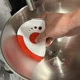 thumbnail image 4 of 5 In 1 Flexible Bowl Scraper Scraper And Dough Scraper With Stainless Edge Ruler & Herb Stripper – Dishwasher, 4 of 9