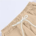 thumbnail image 5 of Aocisk Boys Cargo Pants Stylish for Everyday Wear Comfortable Versatile for Active Kids Elastic Waist Pants for Kids Khaki 6-7 Years, 5 of 6