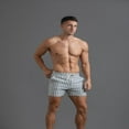 thumbnail image 2 of LYMAYTER Cotton Shorts for Men's Vertical Stripe Shorts Sports Shorts S-4XL, 2 of 8