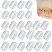 10/20/30/40PCS Silicone Anti-Friction Toe Protector, Silicone Breathable Toe Covers, Toe Caps and Toe Protectors Women (40Pcs)