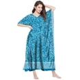 thumbnail image 1 of eloria Floral Printed Women's Oversized Maxi Kimono Kaftan Caftan Summer Beach Dress, 1 of 5