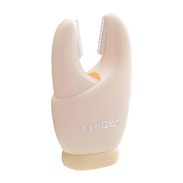 Pelador de ajo portátil, resistente y ligero, rallador de jengibre rápido. Blanco