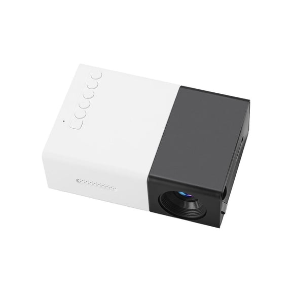 Herunwer Mini Portable Projector with Built-in Speakers, 720P HD Wireless Video Projector for Outdoor/Indoor Movie Night