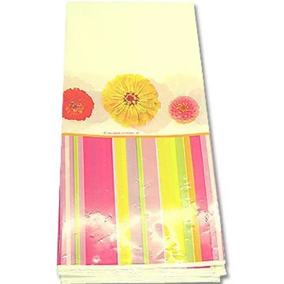 PURELY- Polka Dots & Petals Flower Spring Floral Garden Party Decoration Tablecover