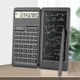 thumbnail image 4 of Calculadora con tableta de escritura LCD borrable de 6 pulgadas, batería solar, doble alimentación, 4 of 8