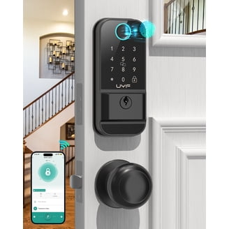 WiFi Smart Lock For Front Door: Silver Keyless Entry Door Lock