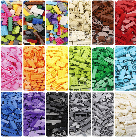 120/240 pcs creative building blocks bulk set Urban Classic building blocks Assembled birthday gift children's educational toys