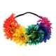thumbnail image 1 of Deslumbrante corona de girasol Corona boho Diadema de girasol Accesorio para el cabello de flores (arco iris) Banda elástica que se adapta a la mayoría de las cabezas, 1 of 5