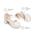 thumbnail image 4 of DREAM PAIRS Girls' Platform Mary Jane Pumps Chic Chunky High Heel Dress Shoes with Rhinestone Buckle Comfortable Square Toe Party Shoes for Kids, 4 of 6
