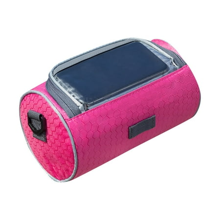 

Apepal Christmas Gifts Toys Bicycle Front Bag Battery Head Bag Anti-splash Front Beam Bag Handlebar Bag Screen Riding Bag Messenger Bag