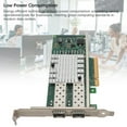 thumbnail image 3 of 10Gb SFP+ PCIE  Card, PCIE X 8 PCI Express Ethernet LAN Card High Speed Low Power Stable Data Transmission Converged  for Server, 3 of 7