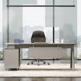 thumbnail image 3 of Storage Writing Office Desk Modern Conference Study Standing Computer Office Desk Meeting Bureau Meuble Italian Furniture My Lux Decor Round, 3 of 10