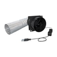 thumbnail image 3 of Extractor de pared, ventilador portátil, soplador de Camping, ventilador Extractor de cobertizos montado en la pared, ventilador de ventilación para Tubo de doble ventilador de 1M, 3 of 8