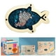 thumbnail image 3 of Kids Busy Board Lentejuelas Sensory Busy Board Accesorios Para Juguetes De Viaje 2x Salvador Dali Material de tablero ocupado, 3 of 10